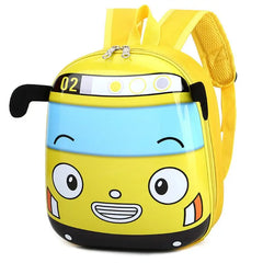 D0UD Car Shape Backpack for Kids, School Bookbag for Boys Girls