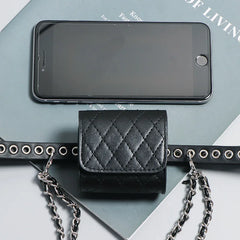 Metal Hollow Out Belt Bag Decorative Waist Bag Fanny Packs for Women