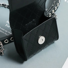 Metal Hollow Out Belt Bag Decorative Waist Bag Fanny Packs for Women