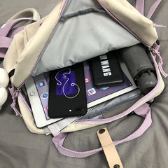 Multifunctional Backpack Teenage Girl Travel Bag Small Schoolbag Women Backpacks