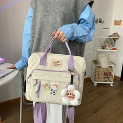 Multifunctional Backpack Teenage Girl Travel Bag Small Schoolbag Women Backpacks