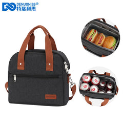 Large Capacity Insulated Lunch Bag Leakproof Portable Cooler