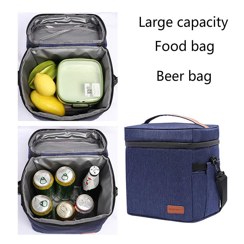 Large Waterproof Cooler Bag Insulated Leakproof Thermal Beer Koozie