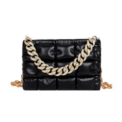 Women's Shoulder Bag with Chain Strap