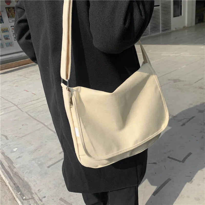 DIGERUI Solid Women's Shoulder Bags High Canvas Ladies Crossbody Bag