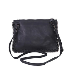 Women Tassel Messenger Bag Chain Weave Clutch Envelope Bag