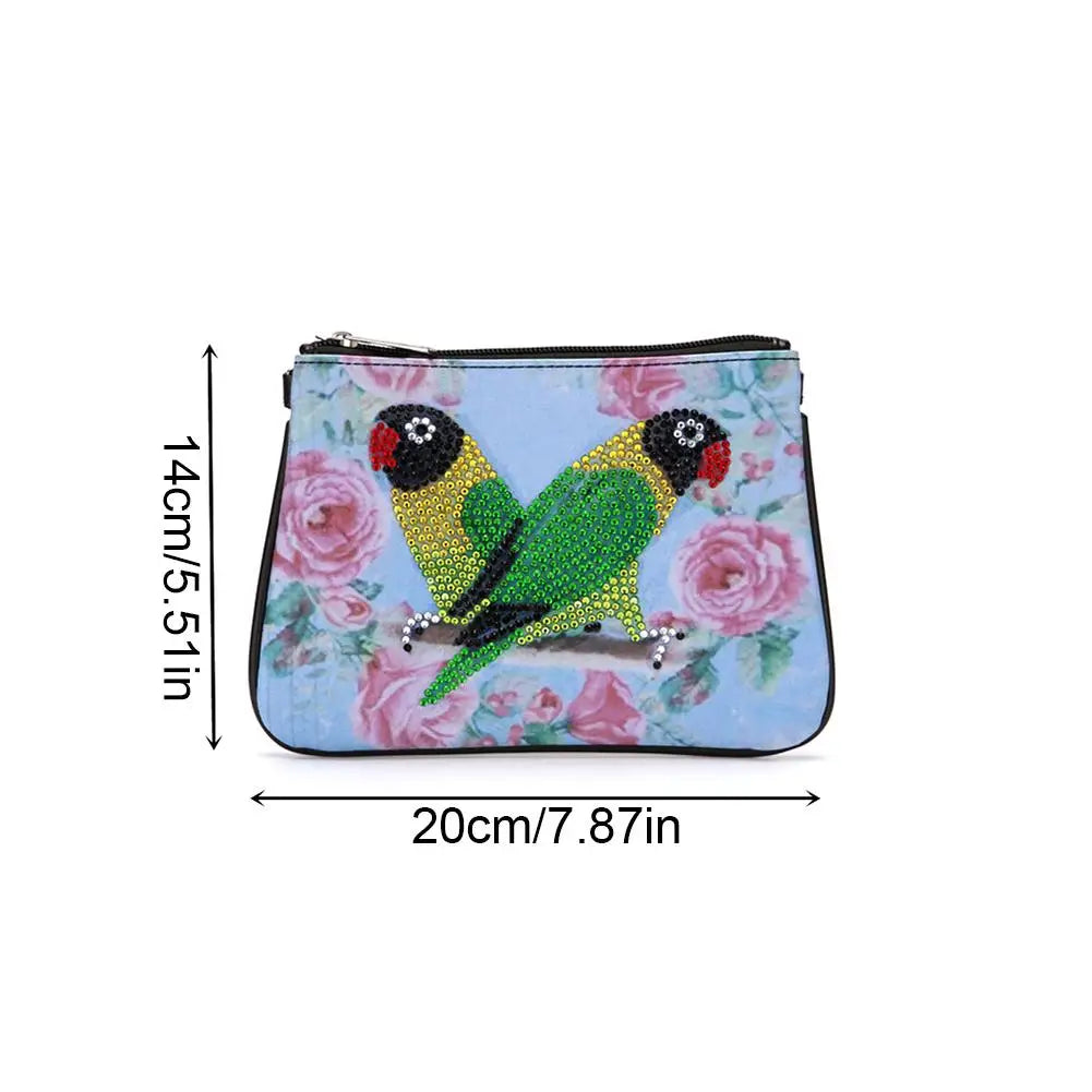 DIY Diamond Painting Clutch Handbag Purse National Style Wallet
