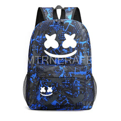 Polyester Printing Backpack Breathable Water proof Student Schoolbag