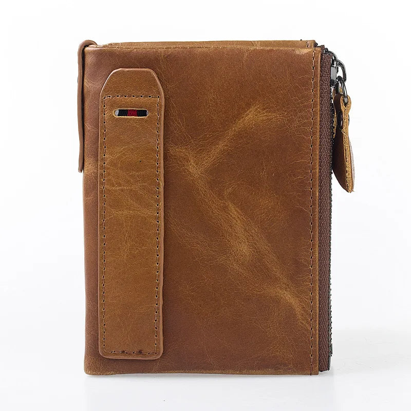 Daffdoil Leather Wallet Original Gift Cow Leather Coin Pocket