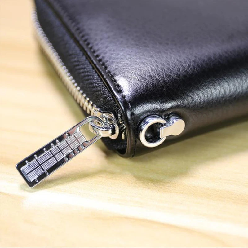 Daffdoil Leather Wallet Men Women Original Cattle Long Wallet