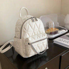Daily Knapsack School Bags Summer Quilted Small Women Backpack Trends Girls