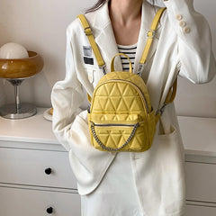 Daily Knapsack School Bags Summer Quilted Small Women Backpack Trends Girls