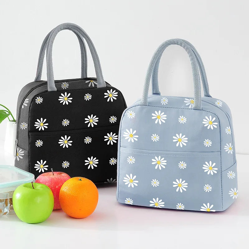 Daisy Insulated Lunch Bag Portable Thermal Cooler Bag