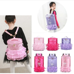 Children Latin Ballet Shoulder Bag Girls Dance Backpack