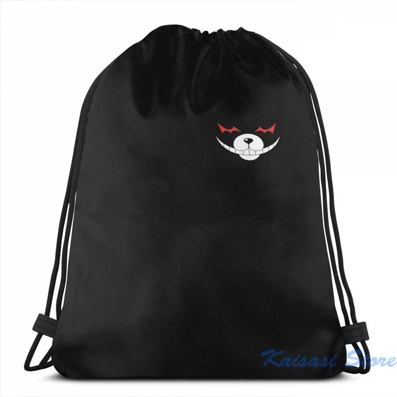 Monokuma USB Charge Backpack School Travel Laptop Bag