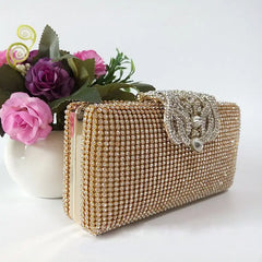 Rhinestone Evening Bag Clutch Bridal Prom