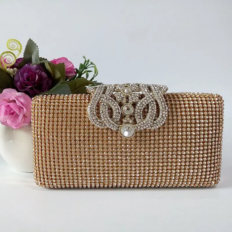 Rhinestone Evening Bag Clutch Bridal Prom