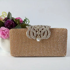 Rhinestone Evening Bag Clutch Bridal Prom