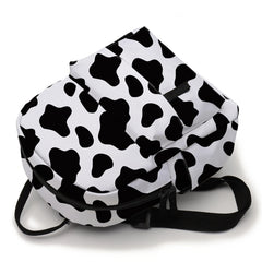 Deanfun Cow Pattern Mini Backpack for Girls Small Women Kids School Bag