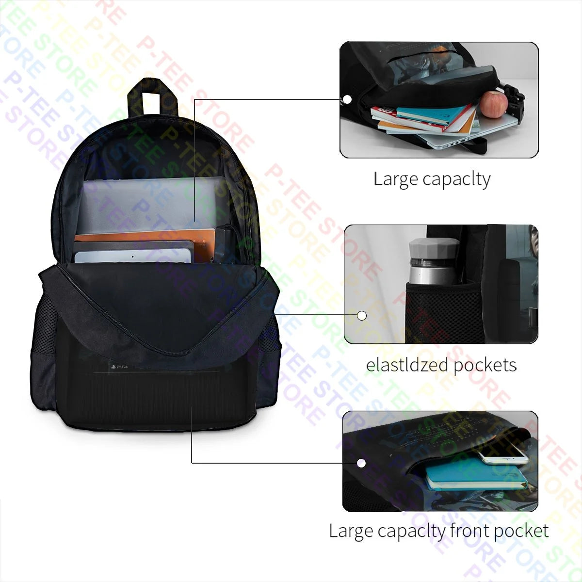 Death Stranding Ps4 Print Kojima Productions Backpack