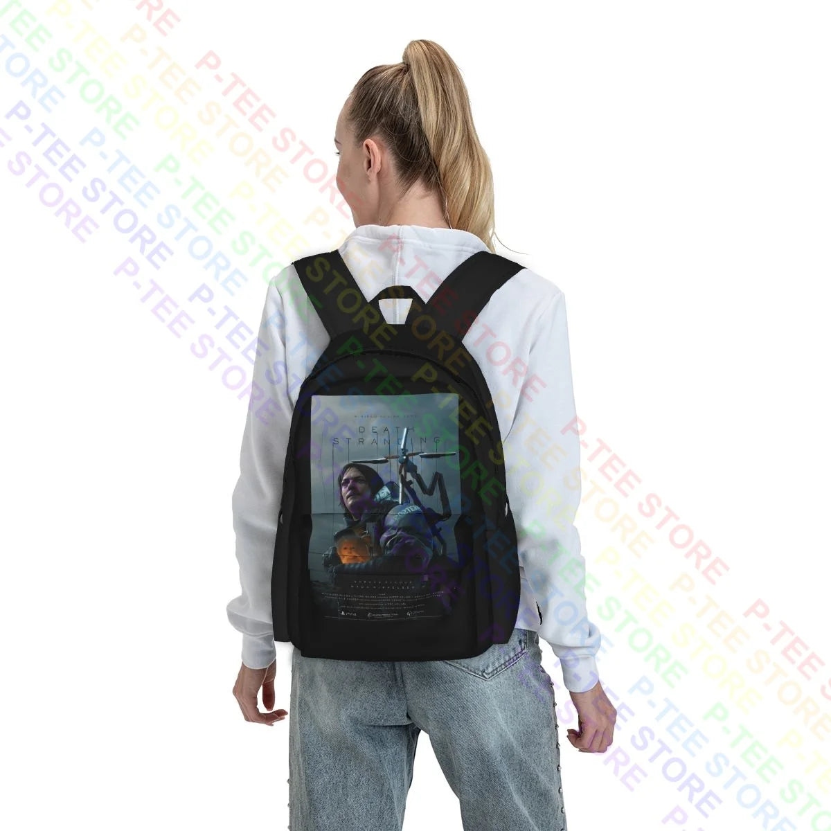 Death Stranding Ps4 Print Kojima Productions Backpack
