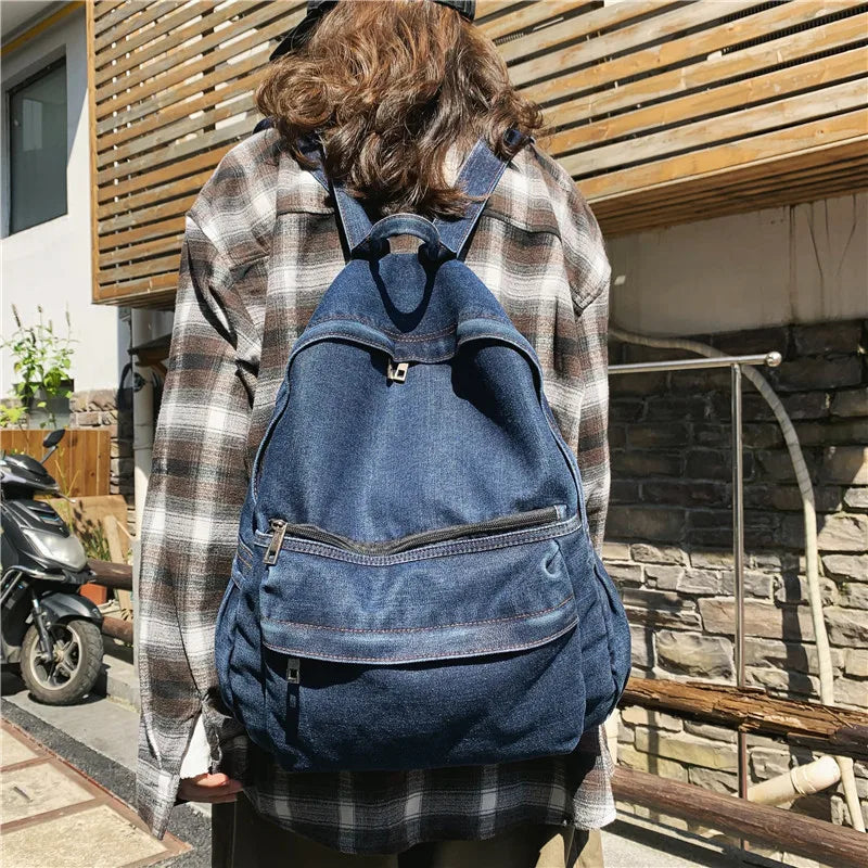 Canvas Backpack Shoulder Bags for Women
