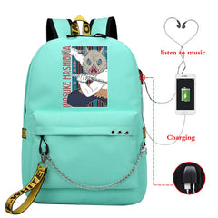 Demon Slayer Anime Backpack College Student As Gift Travel Daypack