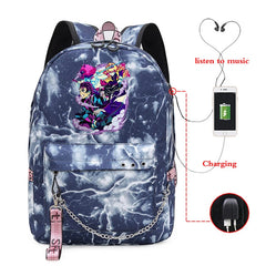 Demon Slayer Anime Travel Bags College Backpack