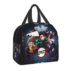 Demon Slayer Lunch Bag Thermal Insulated Cooler Box for Men Women Kids