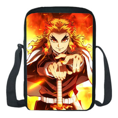 Demon Slayer Messenger Bag Casual Shoulder Bags Harajuku School Backpack