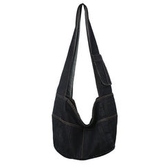 Denim Women's Shoulder Bag Large Capacity Solid Tooling
