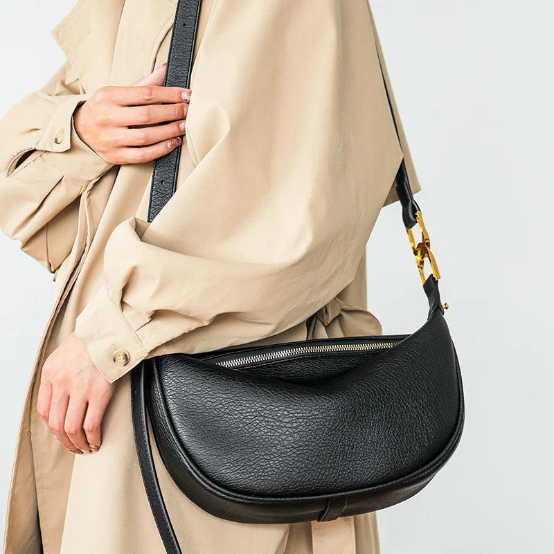 Leather Women Shoulder Crossbody Bag Ladies Phone Bag And Purses