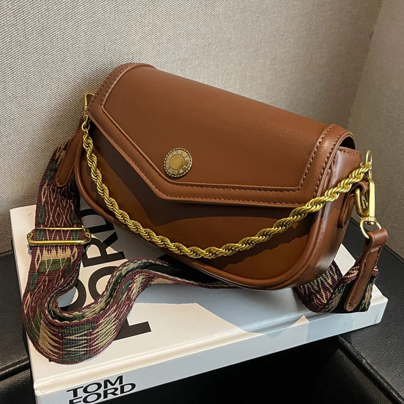 Women's Pu Leather Shoulder Bag Crossbody Square Handbag