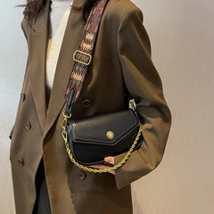 Women's Pu Leather Shoulder Bag Crossbody Square Handbag