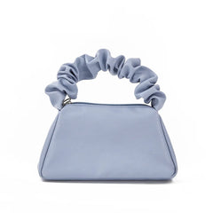 Travel Cosmetic Bag with Handle Small PVC Makeup Bag Blue