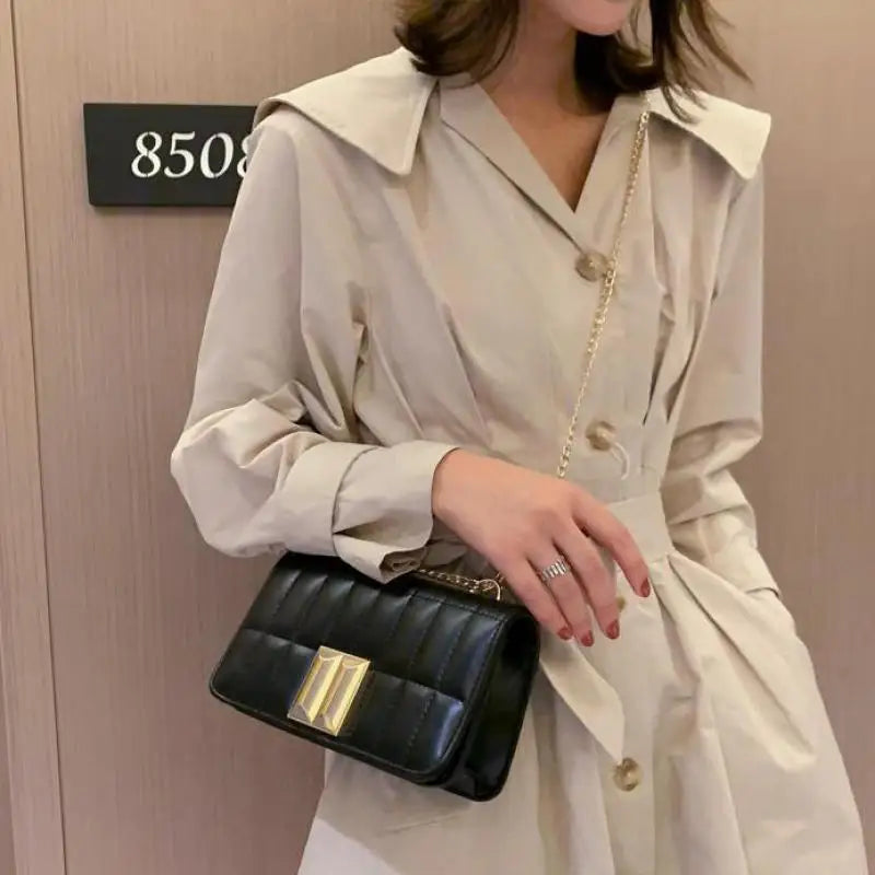 Chain Crossbody Bag Small Square Shoulder Bag