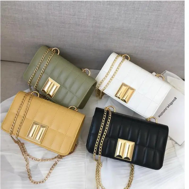 Chain Crossbody Bag Small Square Shoulder Bag