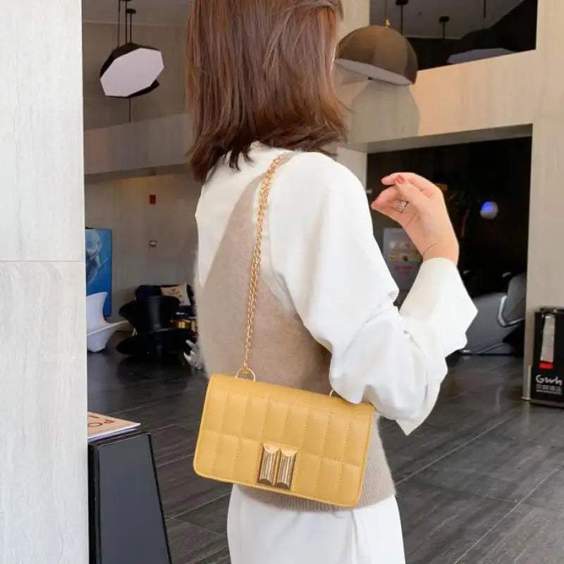 Chain Crossbody Bag Small Square Shoulder Bag