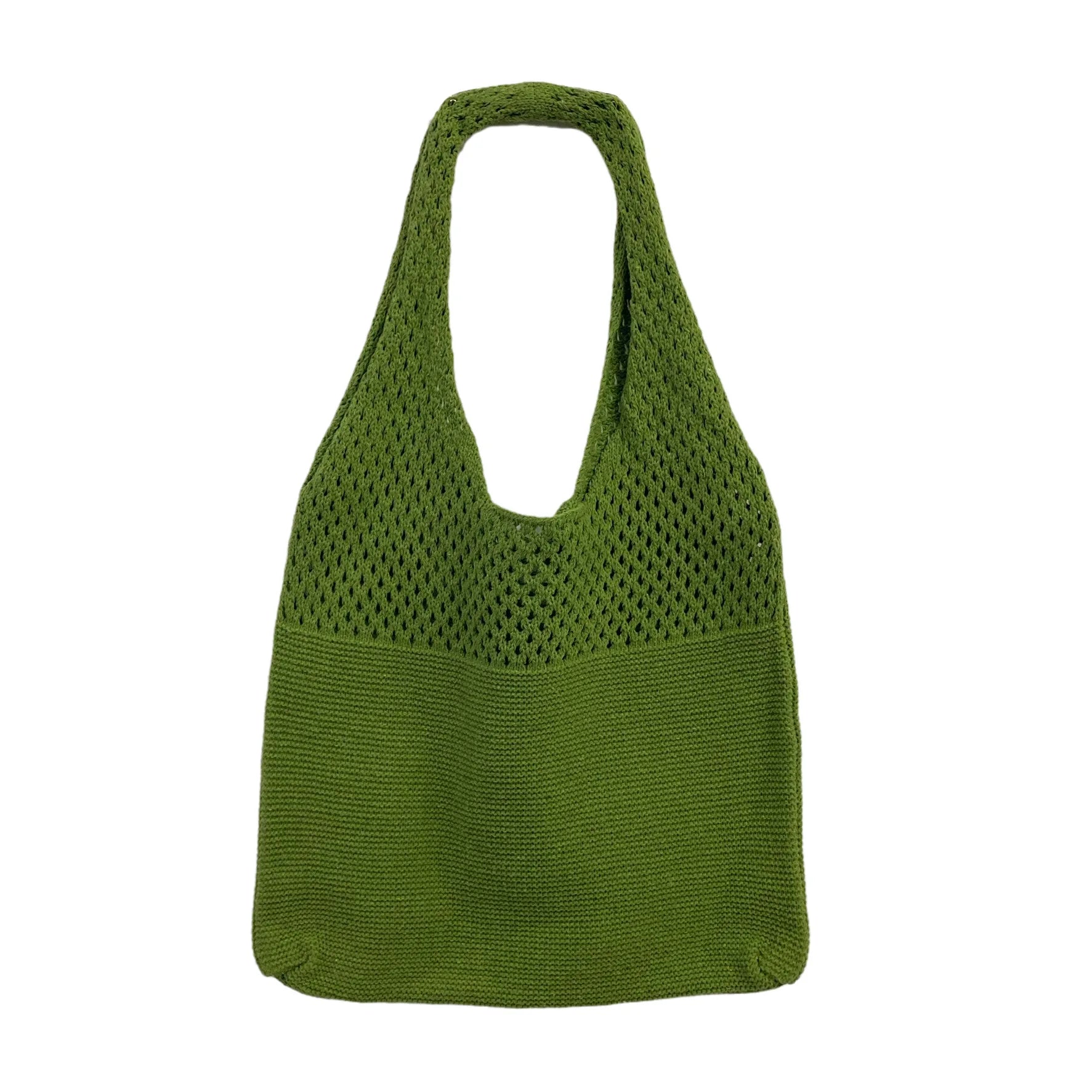 Knitted Handbags Female Large Capacity Totes Women's Pack Summer Beach Bag