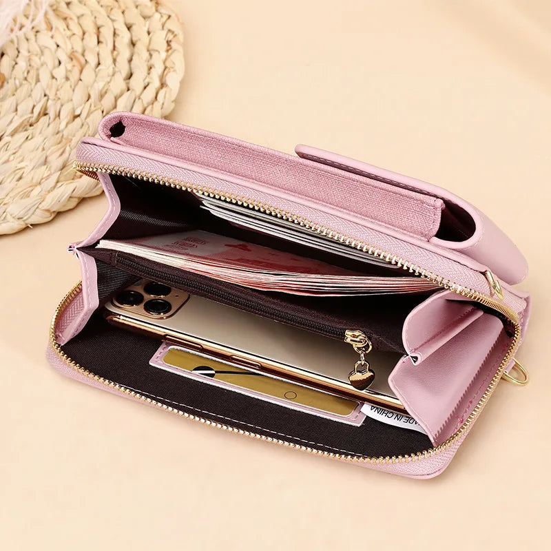 Small Flap Shoulder Bag Zipper Pu Leather Crossbody Purse Female Handbags
