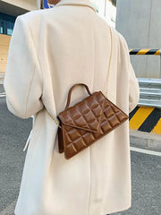 Small Women's Bag Top Handle Shoulder Crossbody Handbags Flap