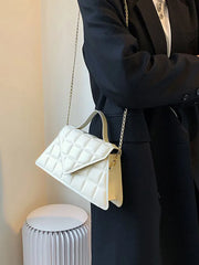 Small Women's Bag Top Handle Shoulder Crossbody Handbags Flap