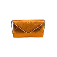 Women Envelop Clutch Handbag Purse PU Leather Chain Shoulder Crossbody Bag