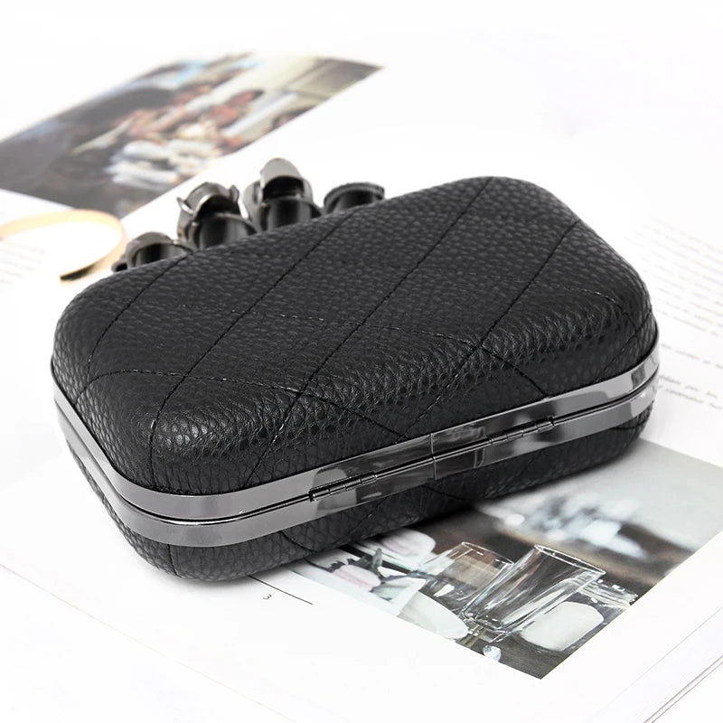 Skull Head Clutch Purse Ladies Shoulder Bag