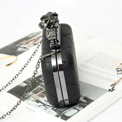 Skull Head Clutch Purse Ladies Shoulder Bag