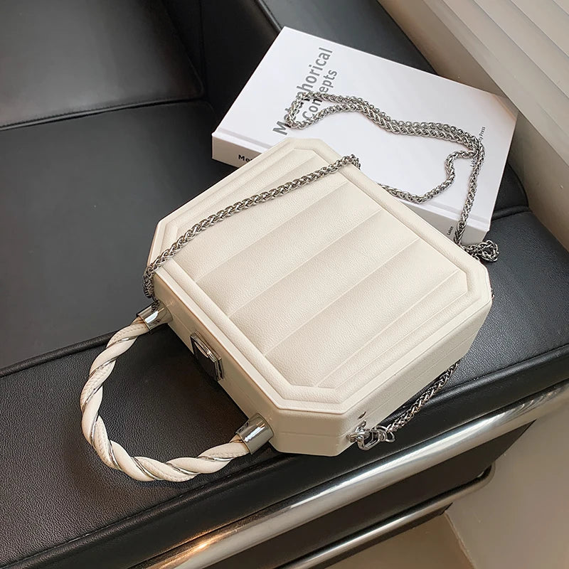 Women Chain Bag Soft PU Leather Shoulder Bags