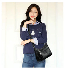 Solid Crossbody Bags for Women Messenger Bag Ladies Handbags Shoulder Bags