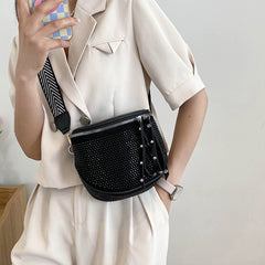 Rhinestone Crossbody Bag for Women Elegant Rhinestone Handbag Purse