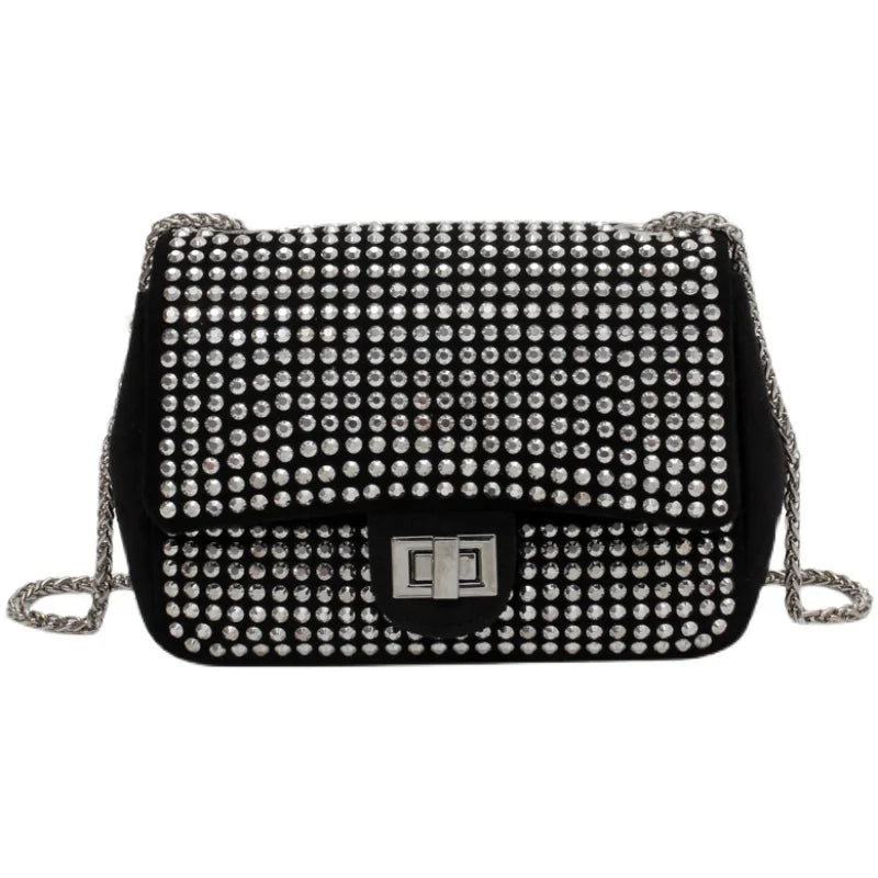 Diamond Flap Small Tote Bag Women's Handbag