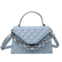 Diamond Lattice Shoulder Crossbody Bag for Women Chain Handbag